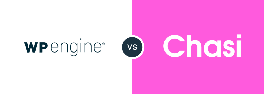 WP Engine Vs Chasi Featured Image Pink