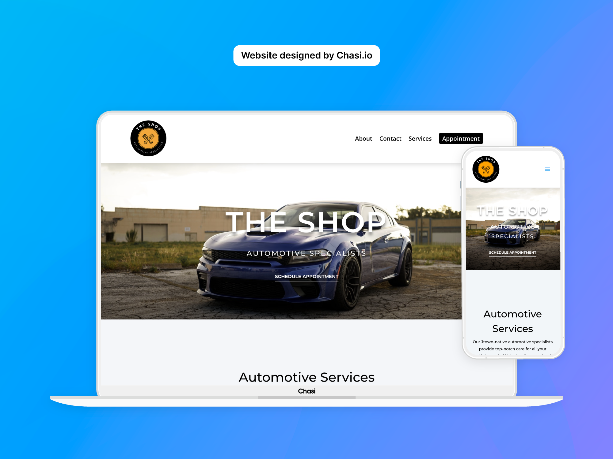 The Shop KYChasi Site Completed Social Share